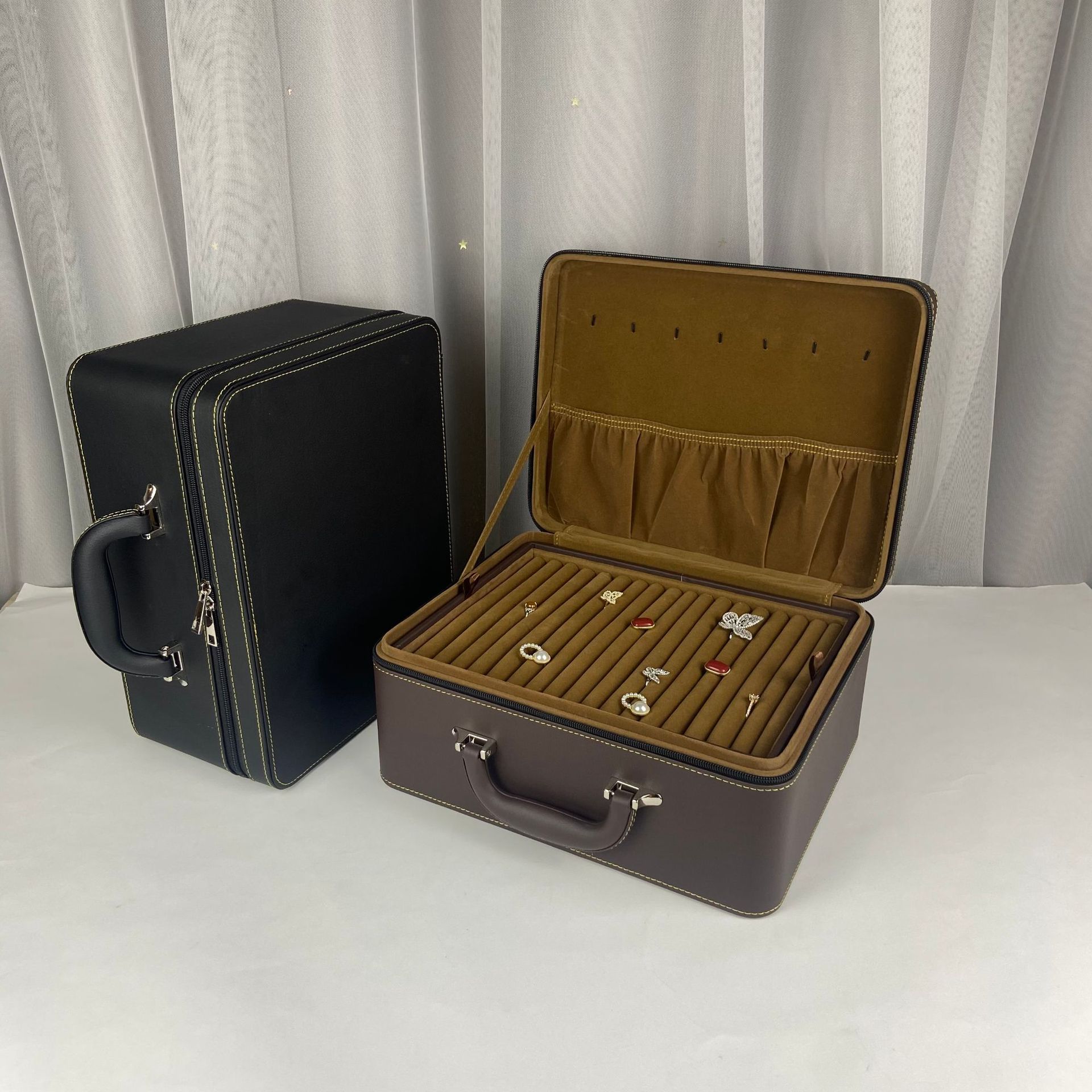 Coffret à bijoux en Cuir PU detail 6