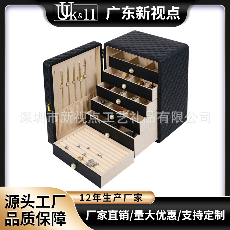 PU Leather Earring Box detail 1