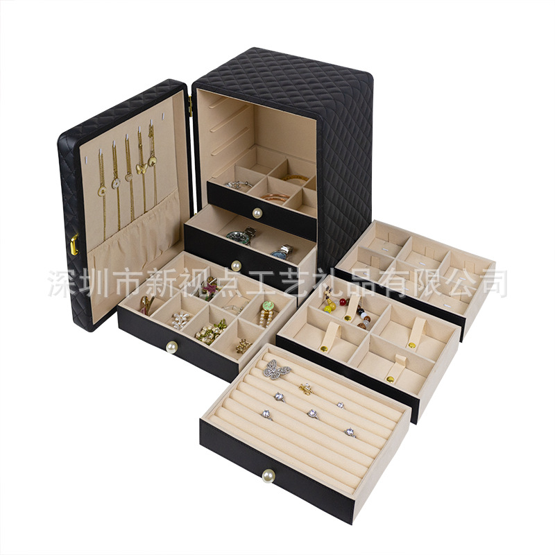 PU Leather Earring Box detail 5
