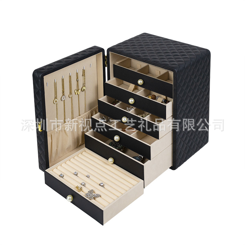 PU Leather Earring Box detail 6
