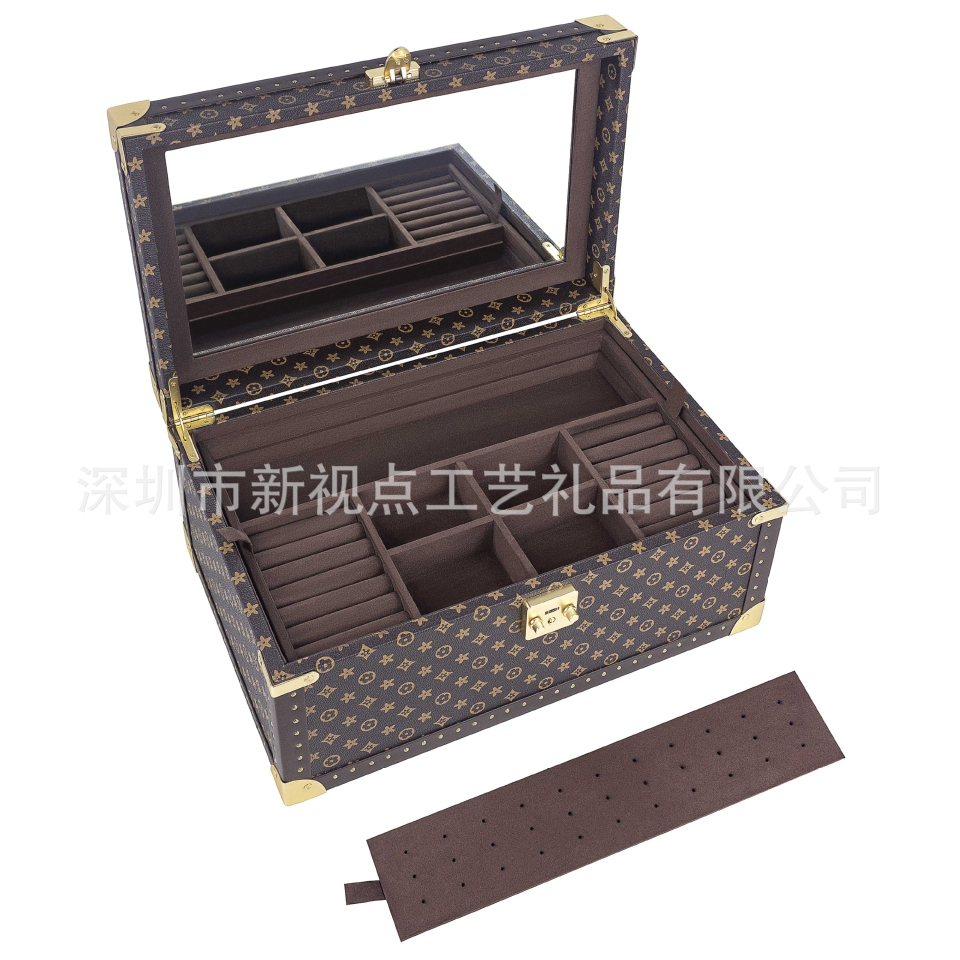 Coffret à bijoux en Cuir PU detail 5