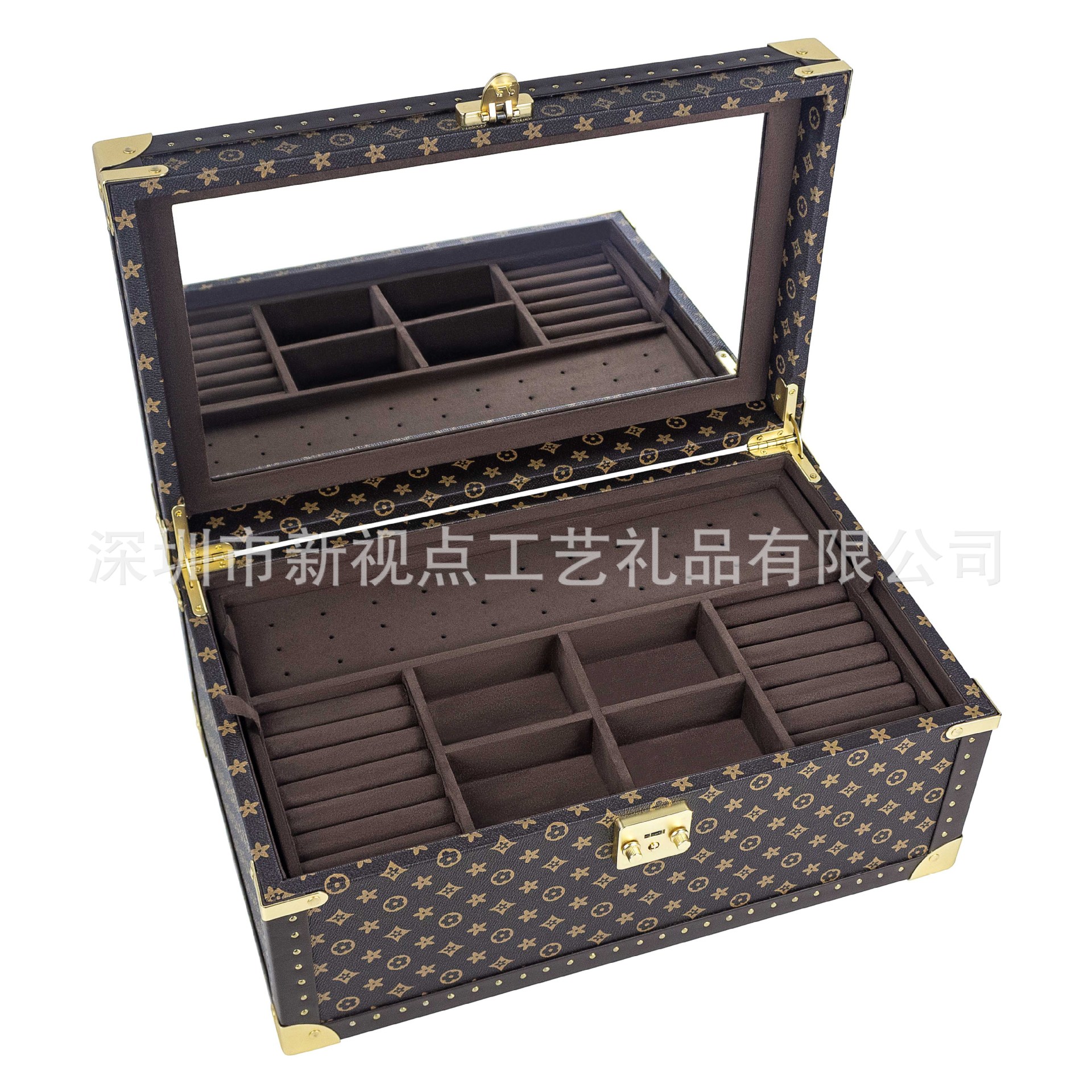 Coffret à bijoux en Cuir PU detail 6