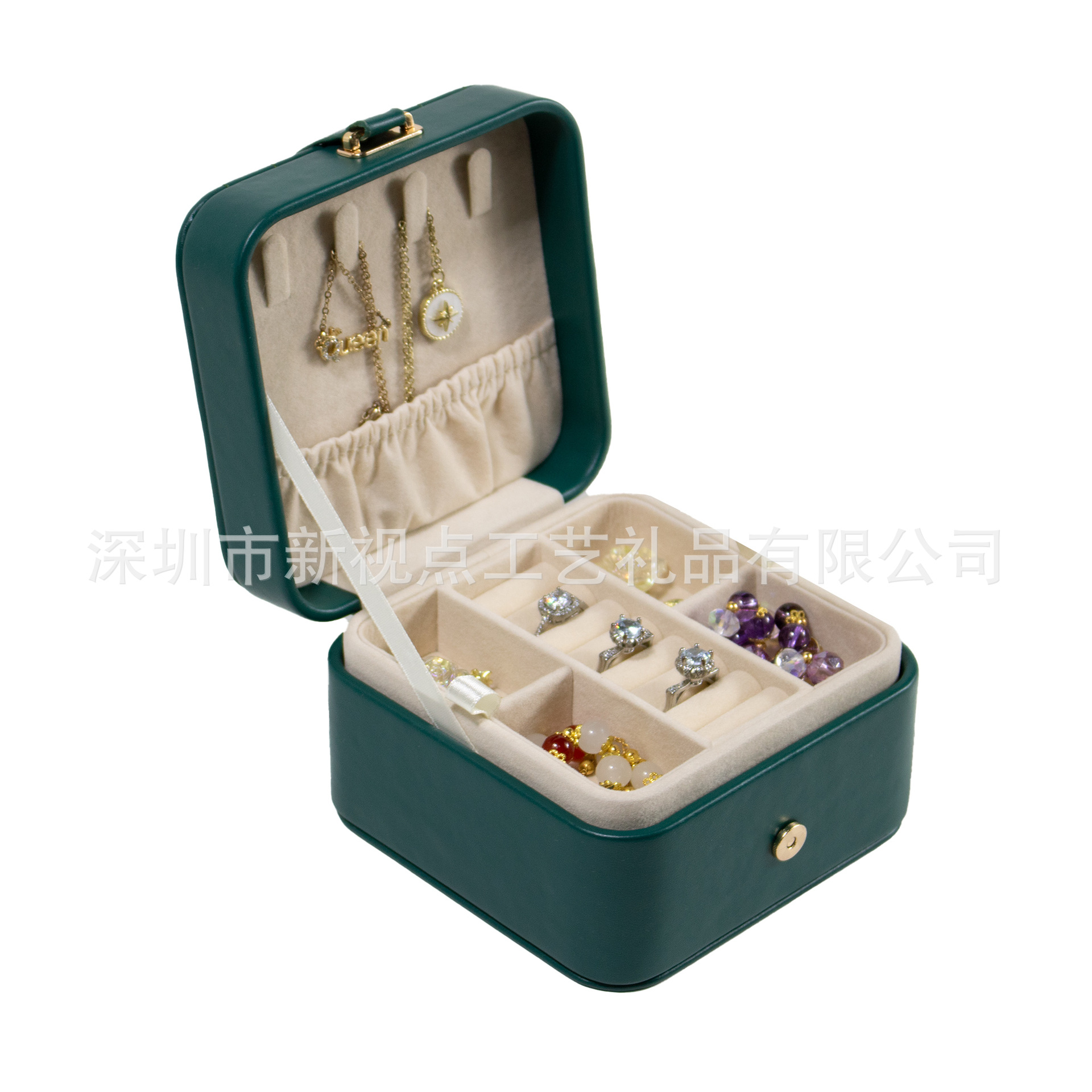 PU Leather Earring Box detail 2
