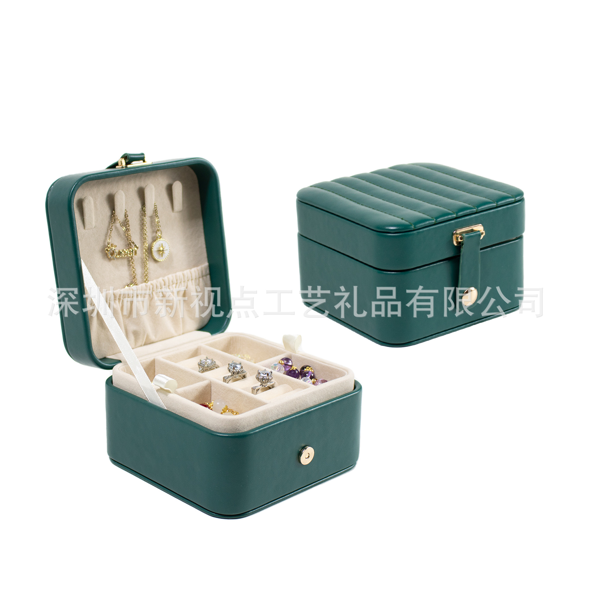 PU Leather Earring Box detail 5