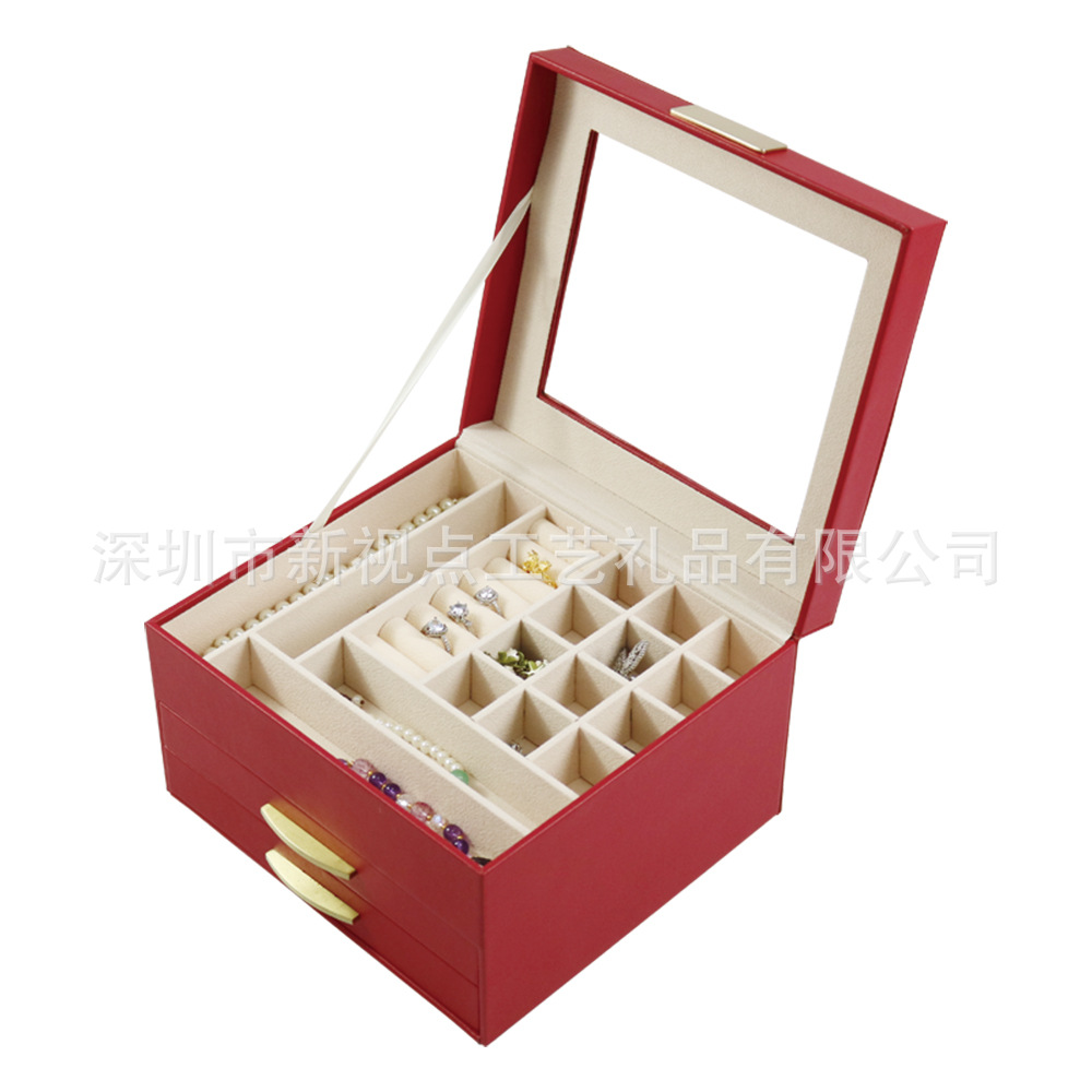 Coffret à bijoux en Cuir PU detail 2