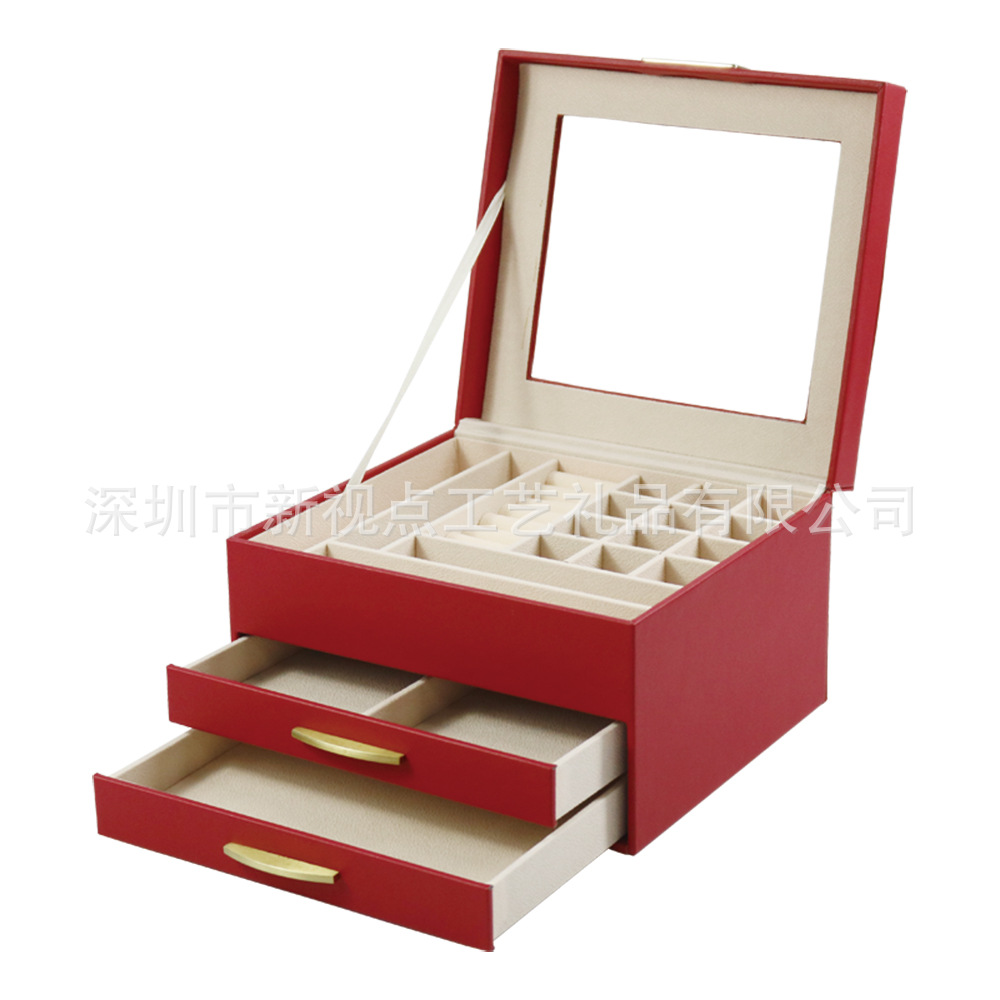 Coffret à bijoux en Cuir PU detail 3