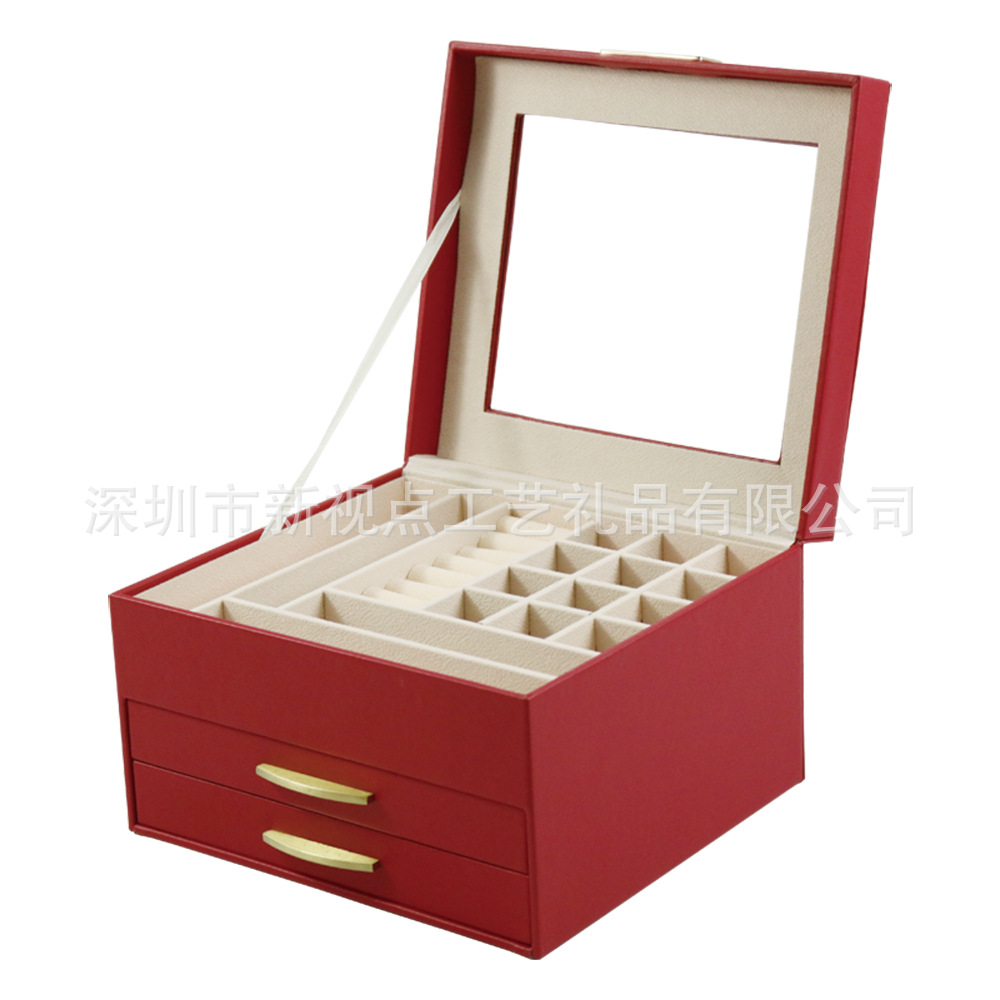 Coffret à bijoux en Cuir PU detail 4