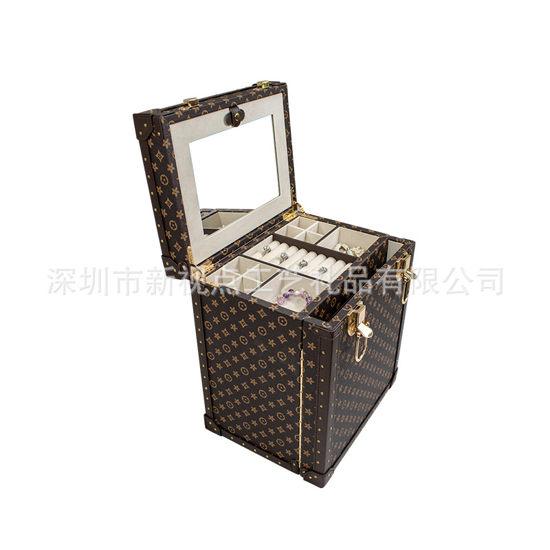 Coffret à bijoux en Cuir PU detail 4